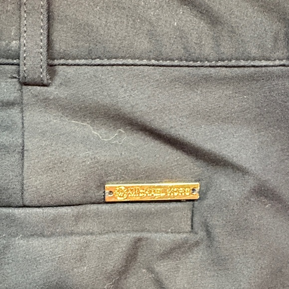 Michael Kors Dark Blue Chinos with Gold MK Charm - Picture 9 of 12